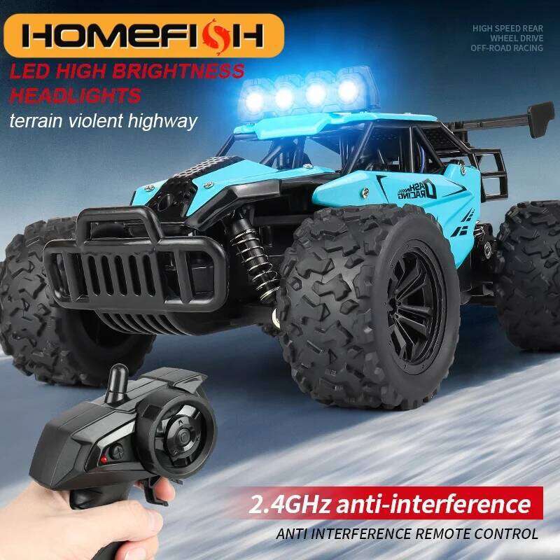 RC8 Racing Model Toy Alloy Remote Control Car 2.4GRC Proportional Throttle 1:16 Highspeed Big Foot Climbing off Road Vehicle Z260304