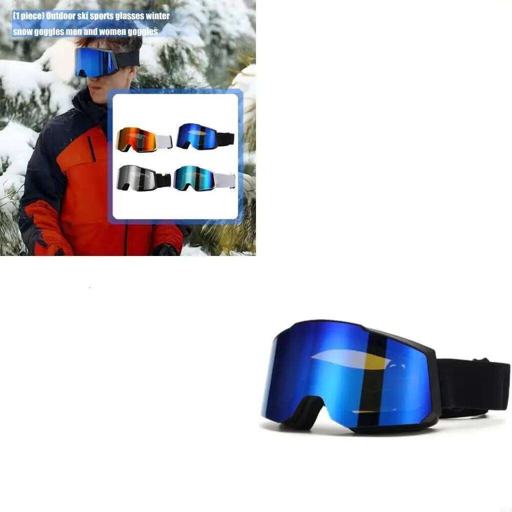 Unisex Ski Goggle With Wide Angles Impact Resistant PC Lens S260304