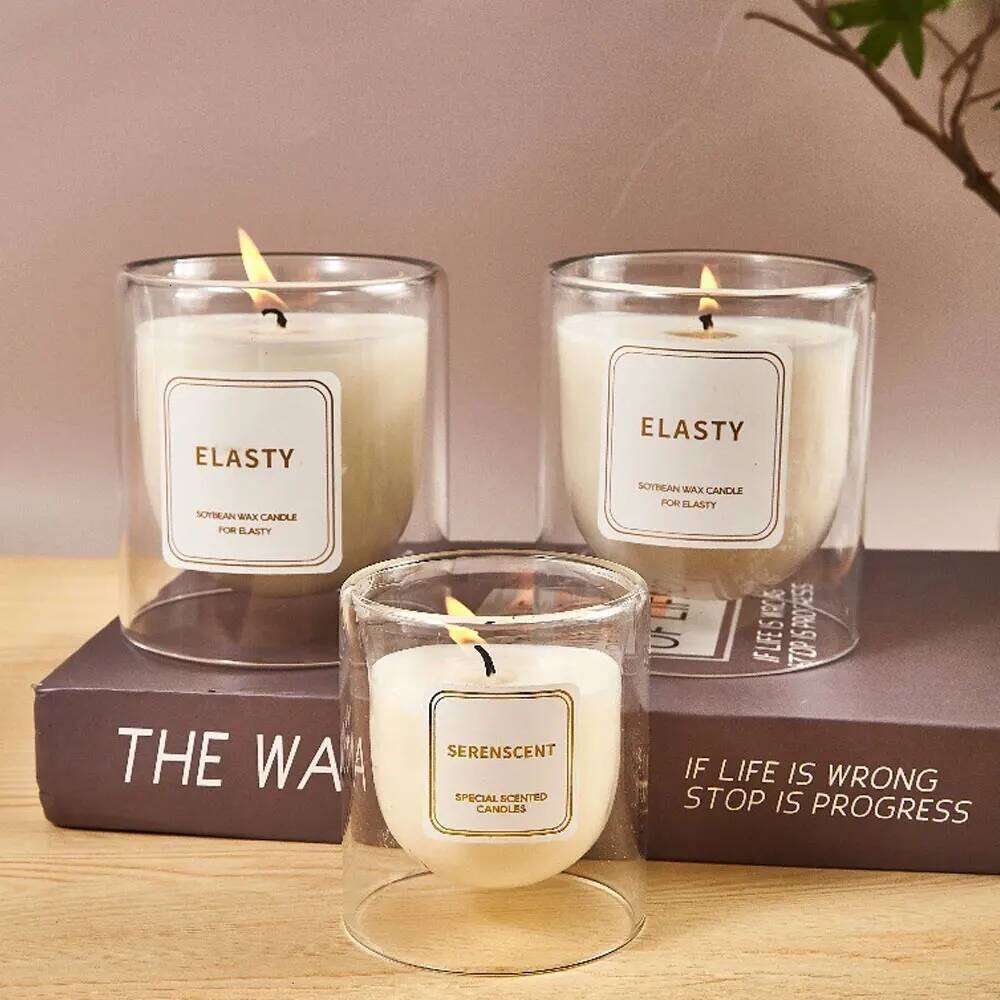 Luxury Class Jar Big Small Cylinder Container Candlestick for Scented Candle Making DIY Birthday Gifts Home Decor W260304 W260305
