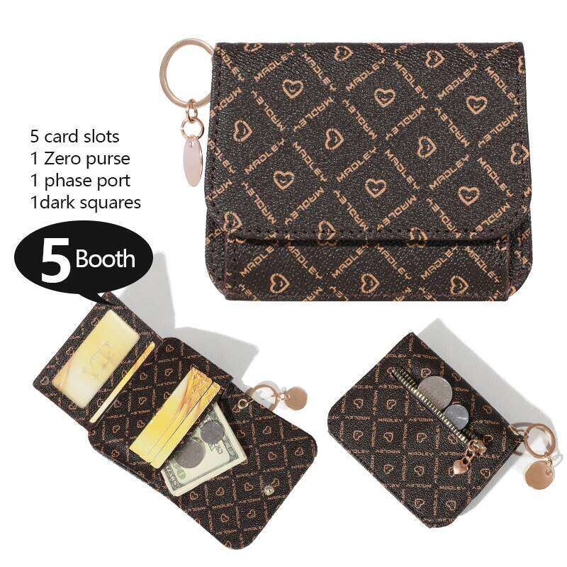 New wallet ultra-thin large capacity slot, bag, multiple card slots, women's small and exquisi C260304