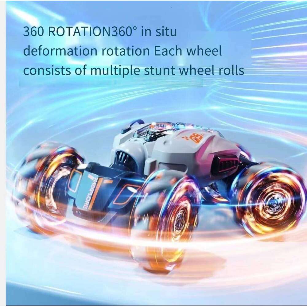 Gesture Sensing Stunt Twist Four-Wheel Drive Drift Off-Road Manual Children's Electric Remote Control Car Toy Z260304