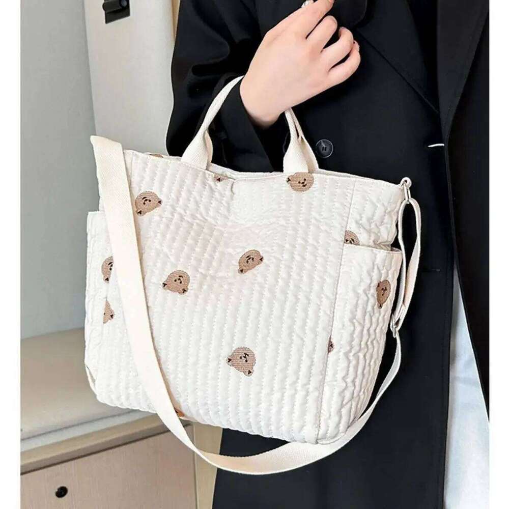 Diaper Handbag Embroidered Women Shoulder Crossbody Hospital Travel Mother Kid Large Mommy Bag Baby Organizer Maternity Pack Z260304