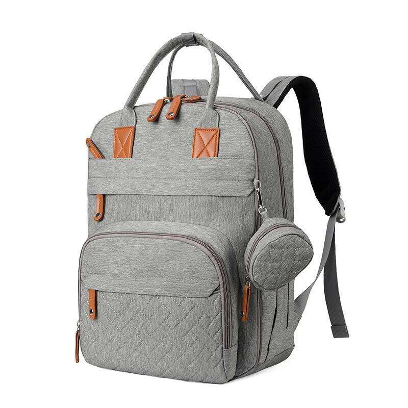 Diaper Bag Backpack Baby Essentials Travel Tote Multifunction Waterproof with Changing Station Pad Stroller Straps Big for Mommy Z260304