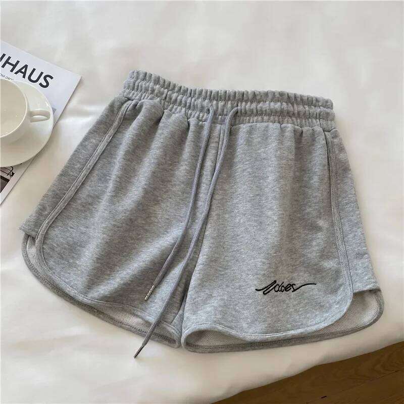 1pcs Summer Women Yoga Short Wearing Female Outside High-Waist Casual Loose Pants Lady Stylish Thin Breathable Gym Shorts XJ260305