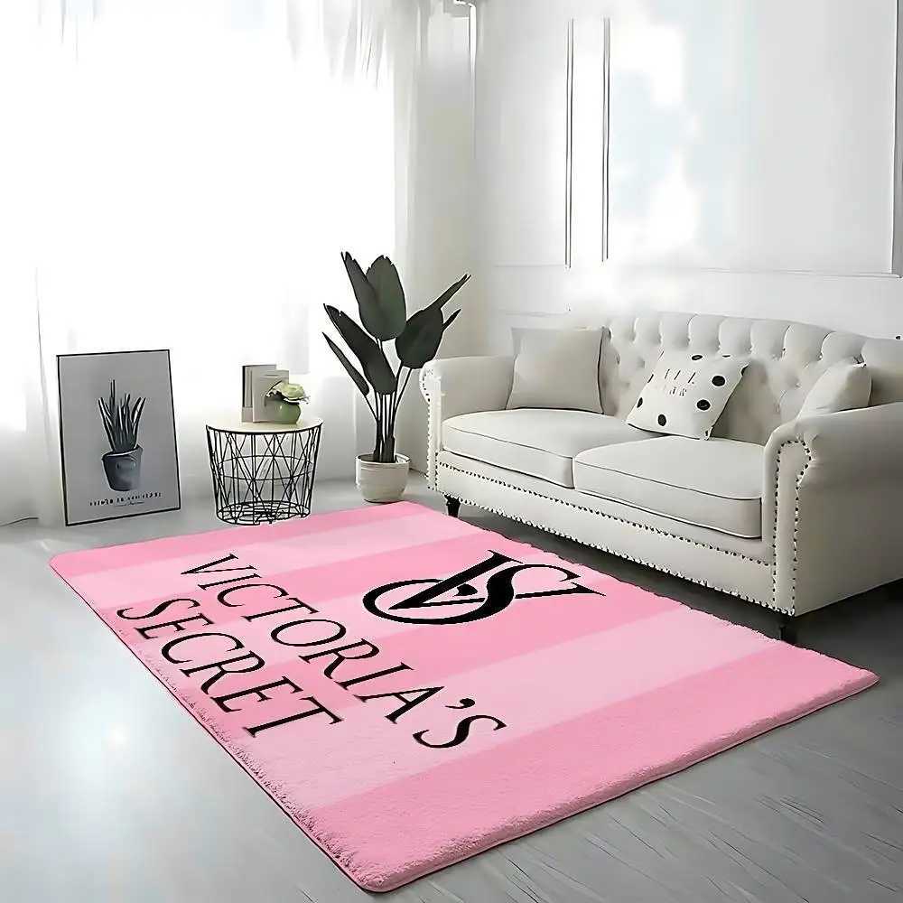 V-Vics-torias S-Sec-rets Floor Mat Graphic Printed Flannel Doormats For Bathroom Kitchen Entrance Carpet Home DecorT260305