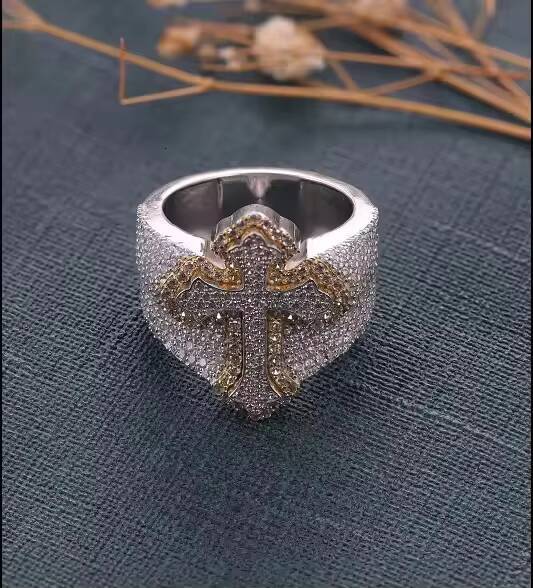 Romantic Luxury Laysware Jewels 925 Sterling Silver Moissanite Ring Twisted Band Brilliant Cut Stone Certified Unisex