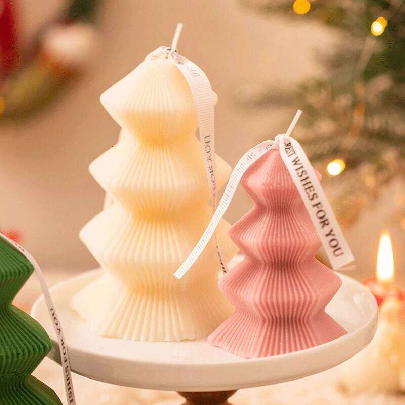 Mini Tree Most Christmas Candles, Festive Home Decoration, Scented Soy Wax Candle W260304 W260305
