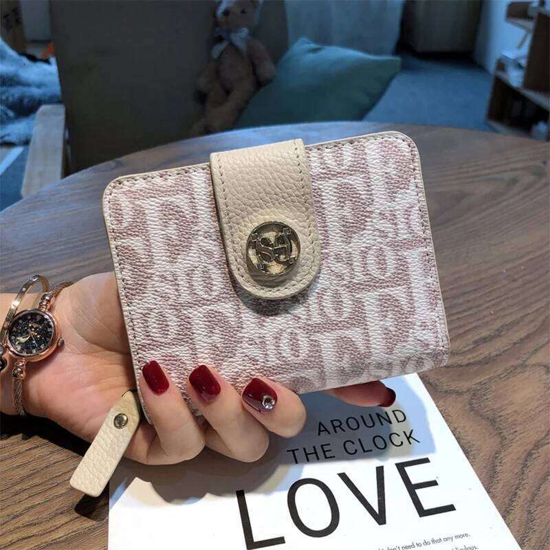 Brand Design Letter Women Wallets Short Genuine Leather Coin Purse High Capacity Cowhide Card Holders For Female Billfold 2023 C260304