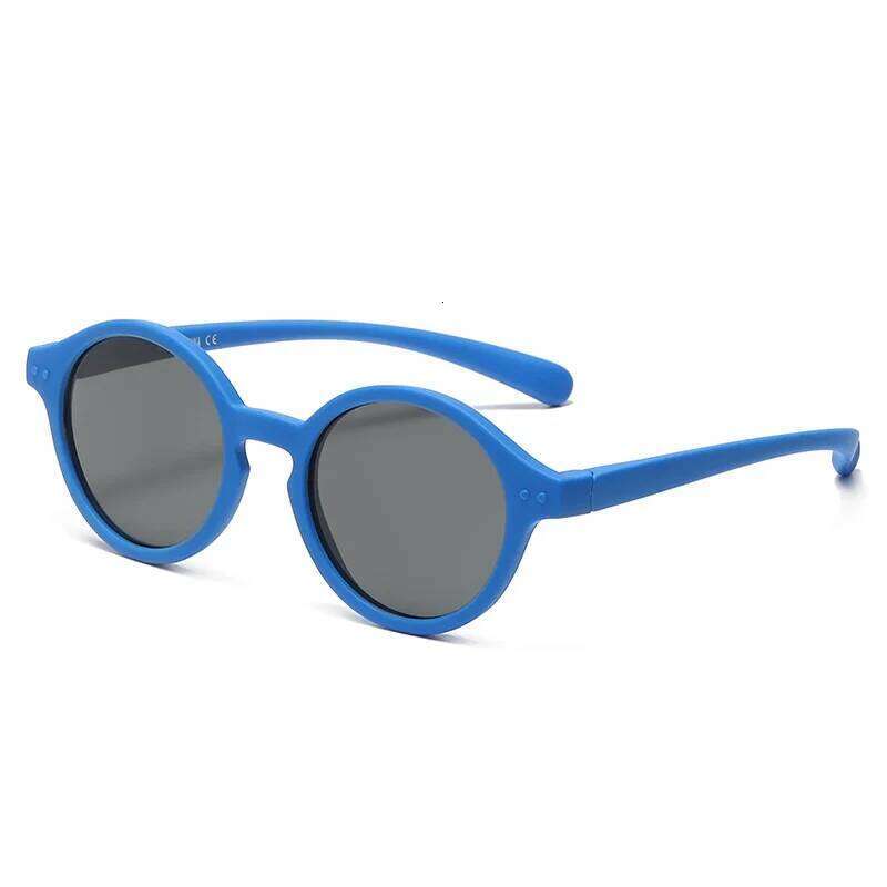 0-4-year-old Sunscreen Travel Kids New Silicone Children's Sunglasses Outdoor Polarized UV Resistant Baby Glasses Z260304