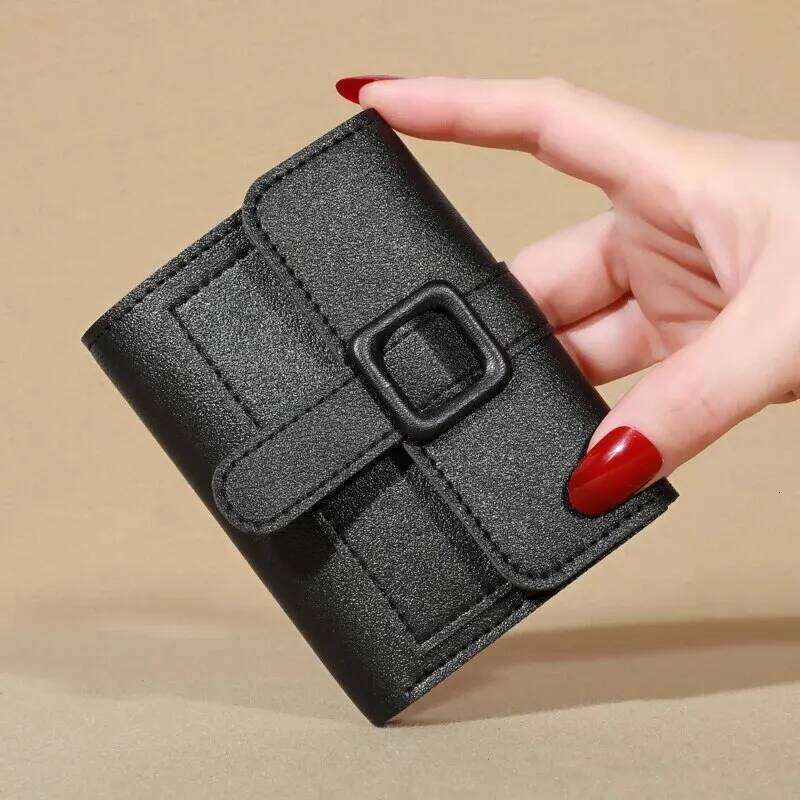 Short Small Fashion Luxury Brand Leather Ladies Card Bag For Women Clutch Female Purse Money Clip Wallet 2024 C260304