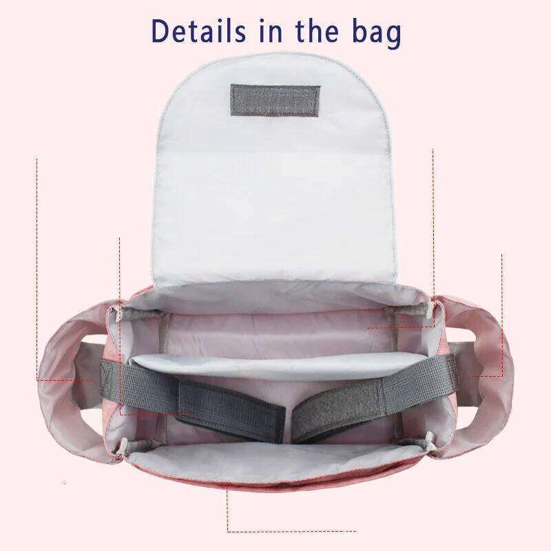 Mommy Diaper Baby Bag Stroller Accessories Large Capacity Outdoor Travel Nappy Water Cup Holder Z260304