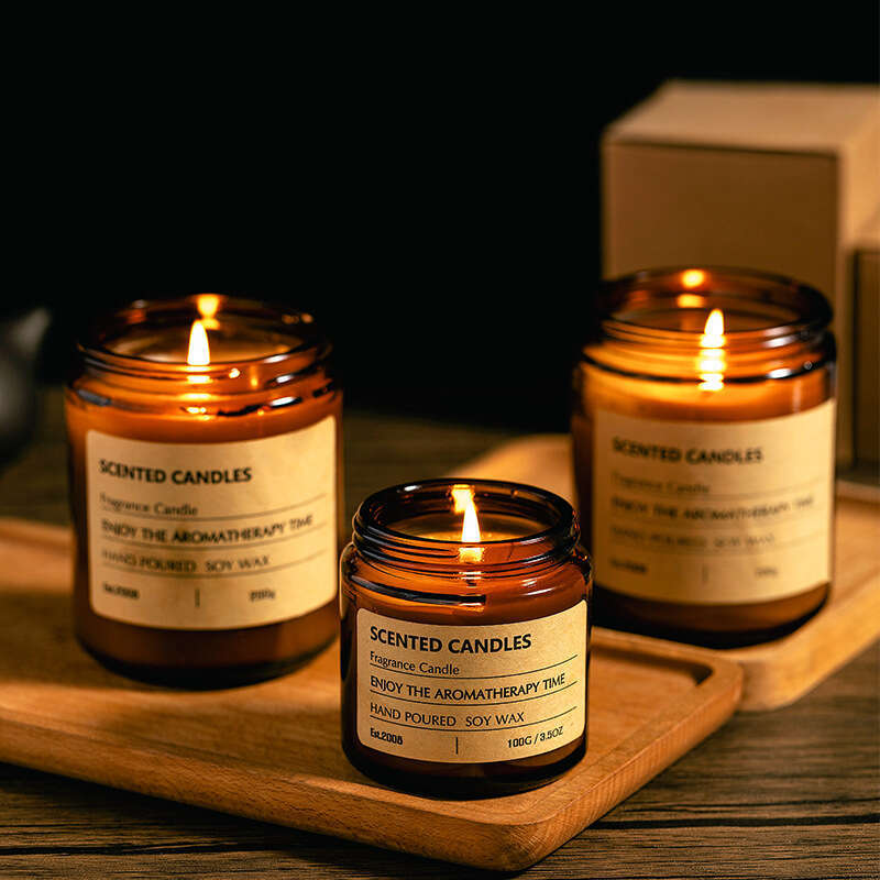 Elegant Cross-Border Aromatherapy Candle Wholesale High-End Birthday Favor High-Value Decorative Gift Ornament W260304 W260305