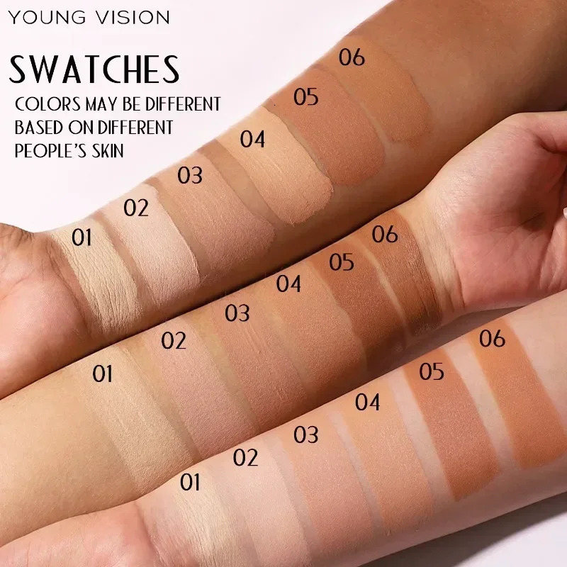Matte Liquid Foundation Professional Base Makeup Waterproof Face Concealer Foundation Cream LongWear Full Coverage Cosmetics 260305