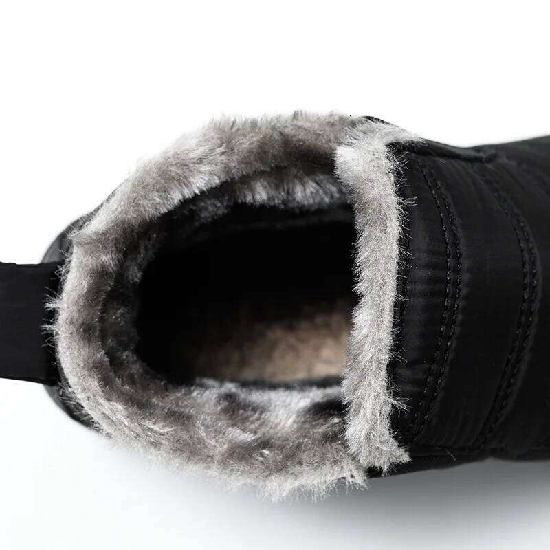 Kidmi Winter Fuzzy Warm Cold-proof Velvet Antiskid Waterproof Boots Outdoor Indoor Soft House Women Shoes