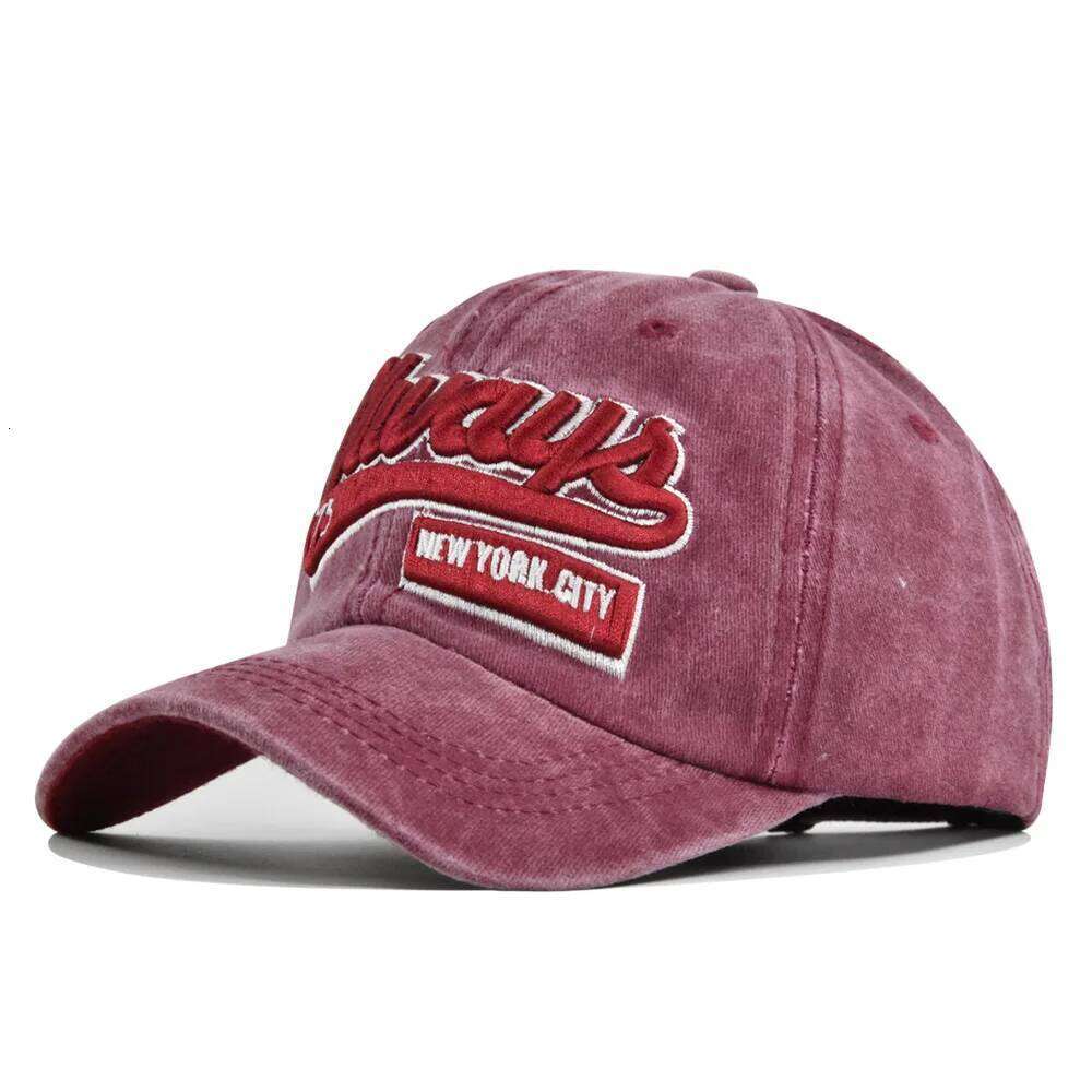 Men's ALWAYS Embroidered Baseball Snapback Caps Hip-hop Hats Outdoor Adjustable Unisex Sunshade Cowboy Sunscreen Hat Y260304