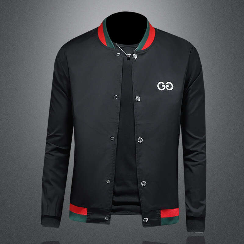Spring New Trendy Hooded Jacket European Style Baseball Collar Single-Breasted Casual Men's Clothing Luanyun