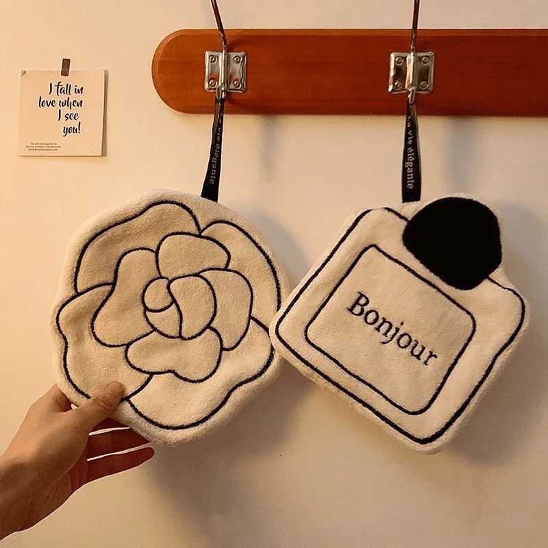 Hand Towel Soft Skin-friendly Hanging Double-layer Thickened Quick Dry Absorbent Cloth for Kitchen BathroomT260305