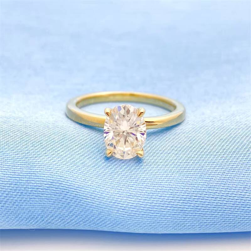 Wholesale Hip Hop Rings 925 Silver Diamond Moissanite Engagement Ring for Men Women