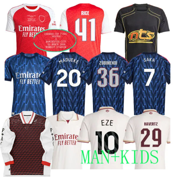 26 27 Arsenaljersey kit Arsenally jersey football tops Soccer Jerseys vintage SAKA GYOKERES EZE ODEGAARD RICE MADUEKE MARTINELLI BERGKAMP HENRY retro kids Shirt