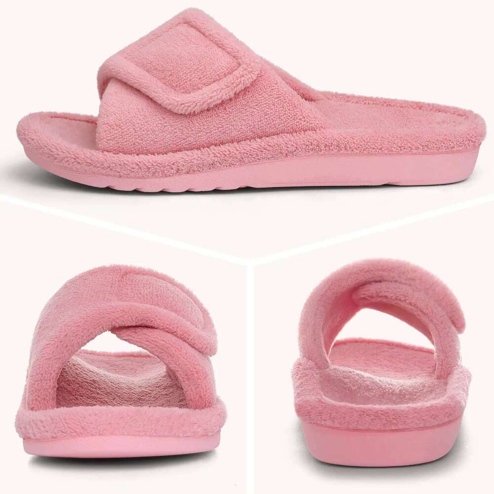 Kidmi Orthopedic New Indoor Arch Support For Women Casual Soft House Slippers Flat Slides
