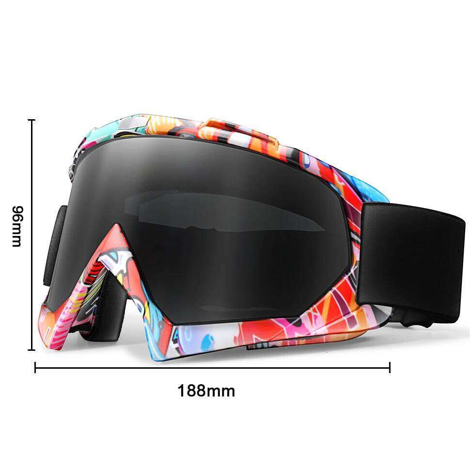 New Style BRAND Double Layers Anti-Fog Ski Snow Goggles Snowboard Glasses Snowmobile Eyewear Outdoor Sport Cycling Googles S260304