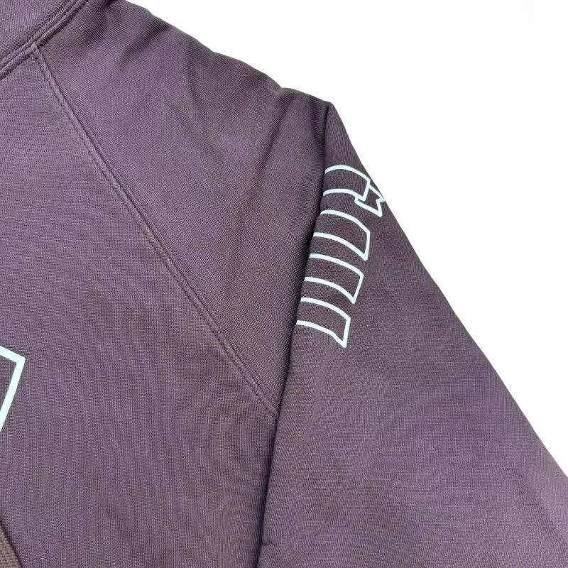 Men's Hoodies Sweatshirts Number Nine Shield Ripped Print Shotgun Hoodie N9 Badge Printed Cotton Hooded Sweatshirt Wash To Age Home Casual Men 