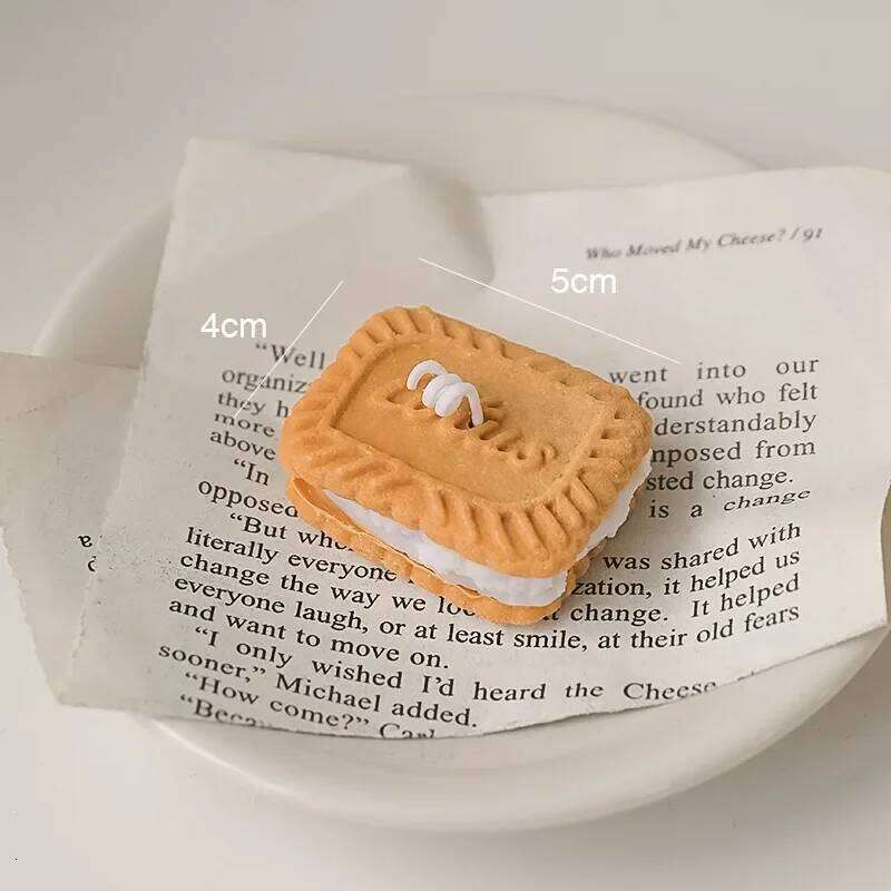 Cute Handmade Cookie Scented Aromatherapy Soy Wax Candle Wedding Birthday Party Home Decoration Candles W260304 W260305