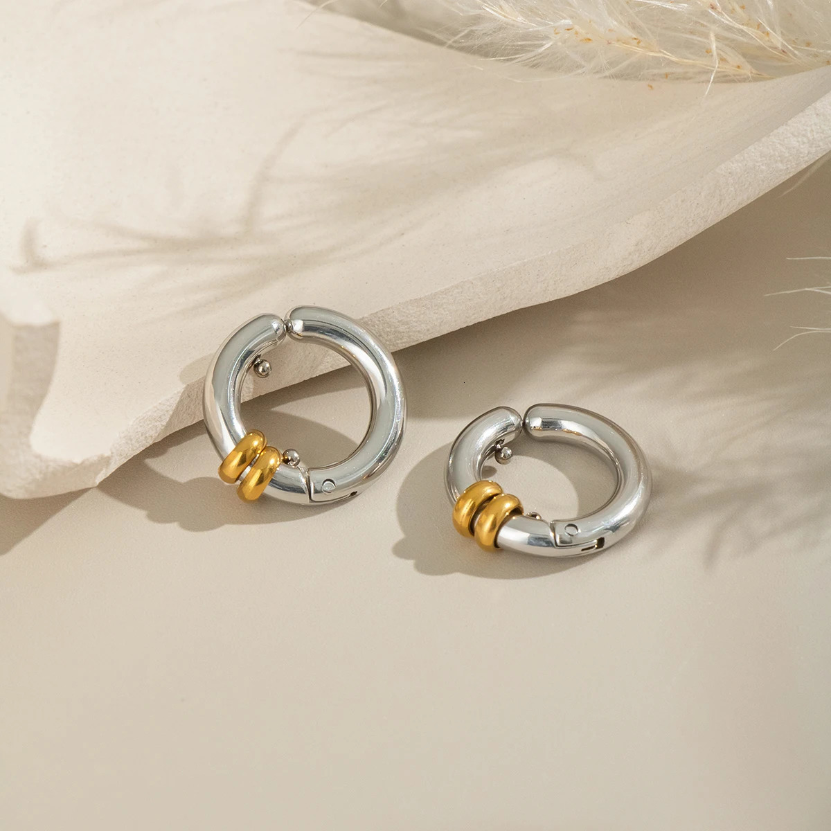 ccitybeauty Simple C Shape Ear Cuff Small Hoop Dangle Elegant Women n Chic Jewelry Gift Waterproof Anti Allergic Metal 260303