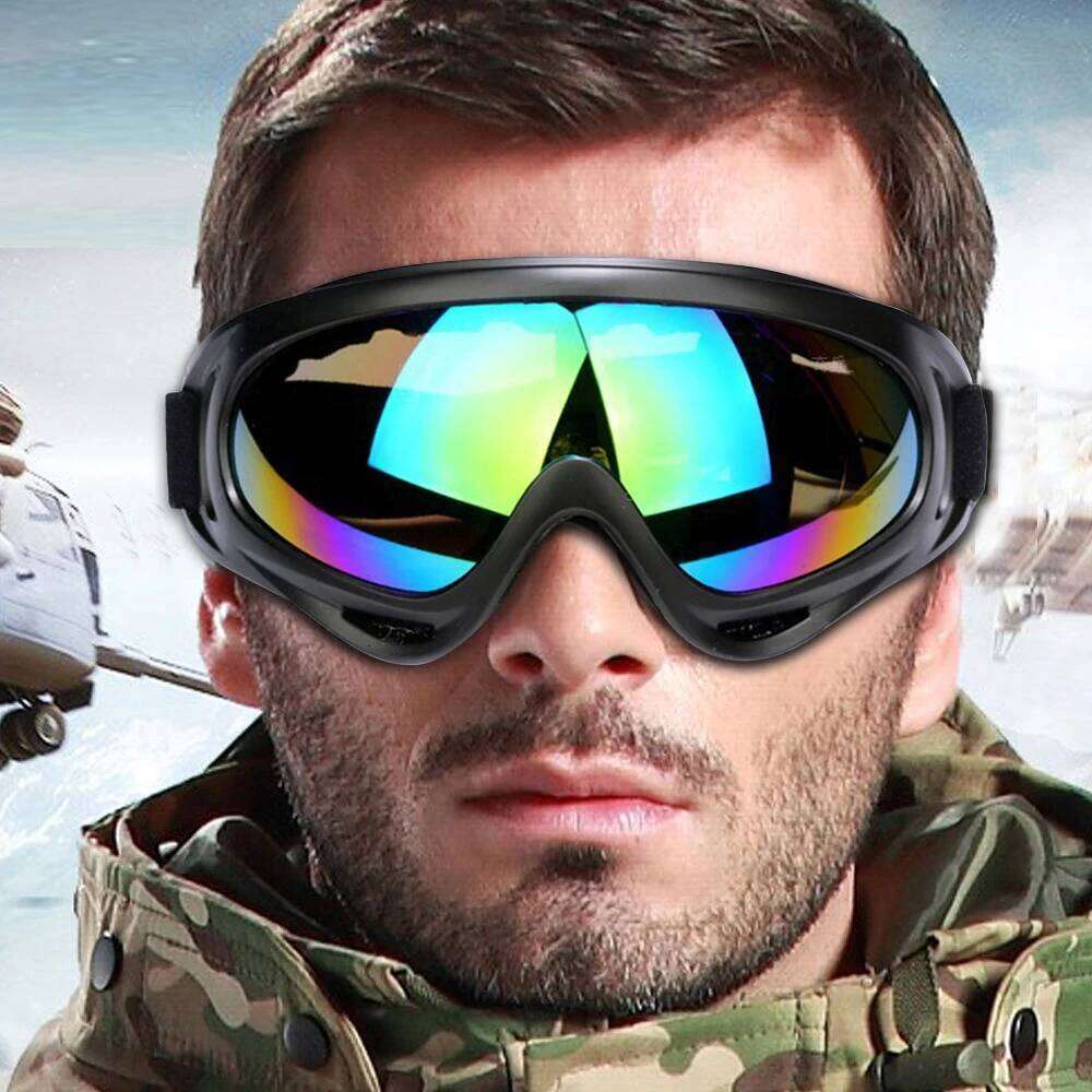 Ski Snowboard Goggles Mountain Skiing Eyewear Snowmobile Winter Sports Gogle Snow Glasses Cycling Sunglasses Mens Mask for Sun S260304 8ab