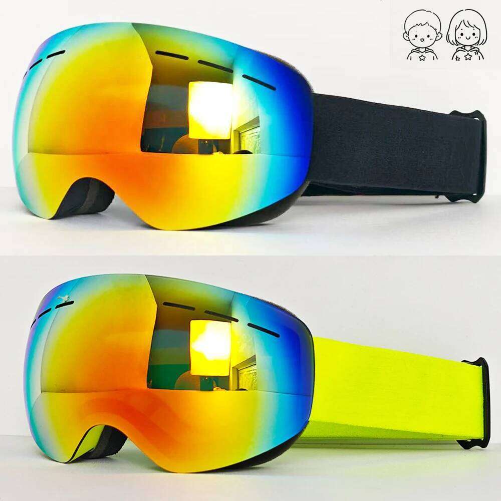 Children Breathable Ski Goggles High Definition Lenses Windproof Dustproof Sandproof Fashion Snowboard Accessories Winter Sports S260304