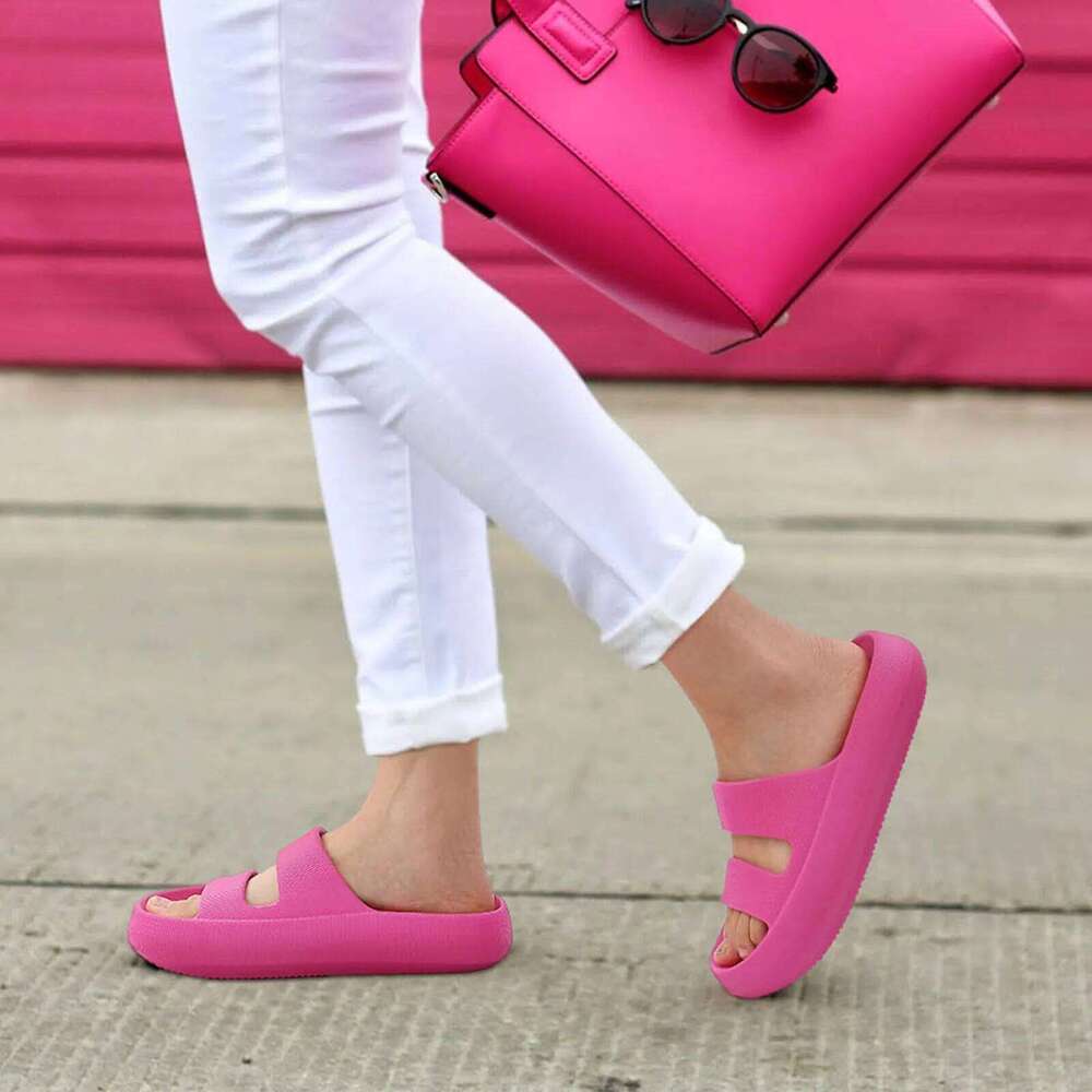 Kidmi Summer Flat For Outdoor Soft Sole Platform Sandals Indoor Home Women Non-slip Beach Slippers