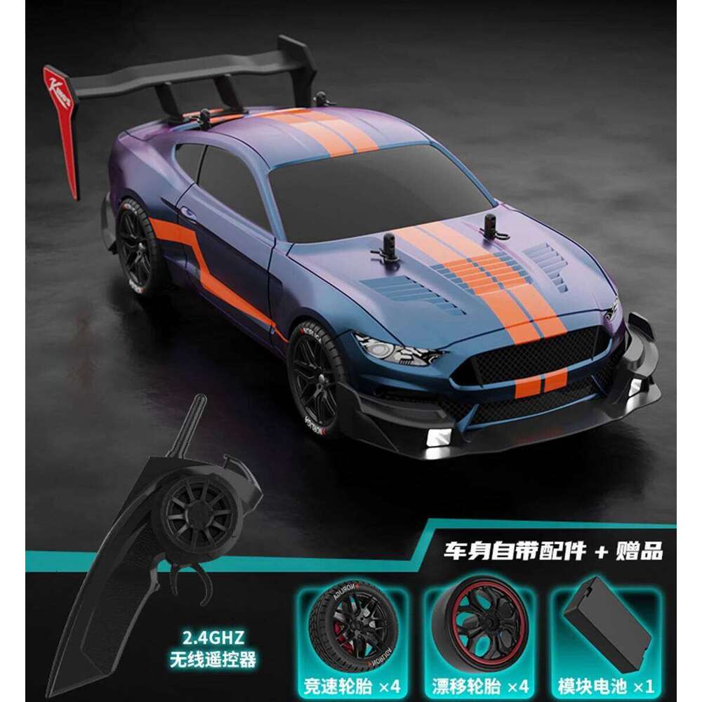 RTR MUSTANG 2.4G Drift 1:14 4WD Electric Remote Control Cars High Speed RC Racing Car Toys for Children Z260304