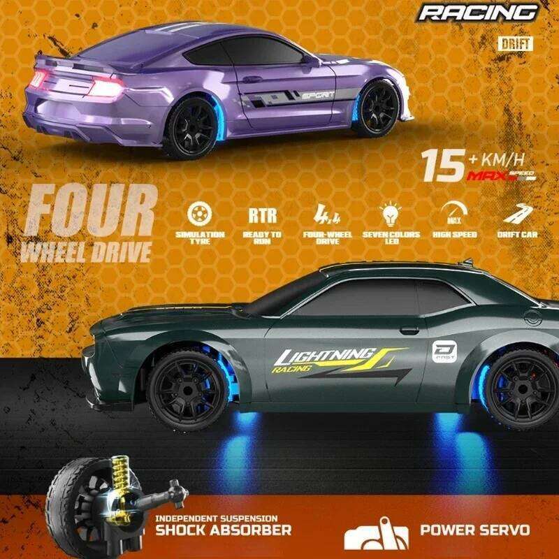 2.4G 1/43RC Car Mini 8501/8500 - High-Speed Remote Control Racing Model Professional Drift System | Kids Gift Toy Z260304