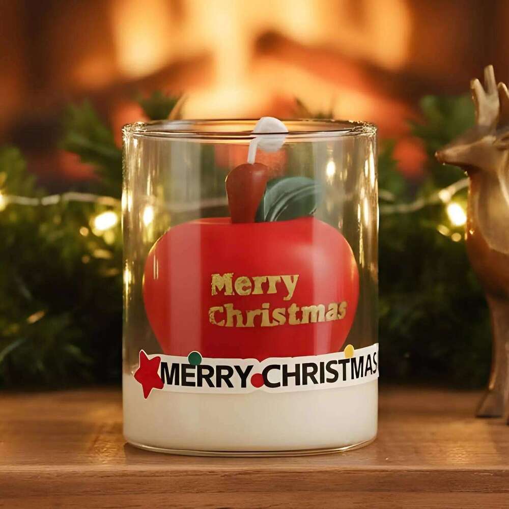 Scented Candle Atmosphere Aroma tree/gingerbread man/Merry Christmas Tea Candles W260304 W260305