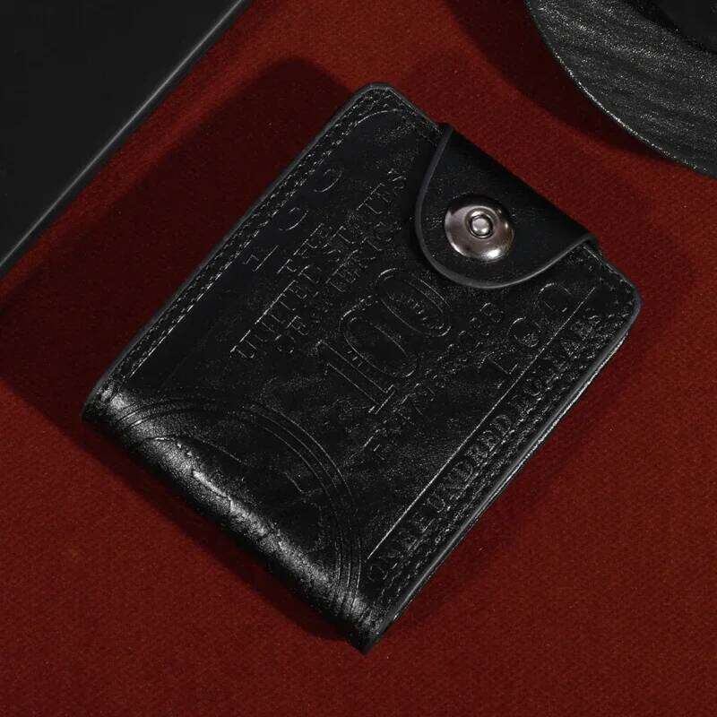 Men's Wallets With 100 US Dollar PatternWallet Male Leather Walet Photo Card HolderFashion Large Capacity Wallet Purse Bag C260304