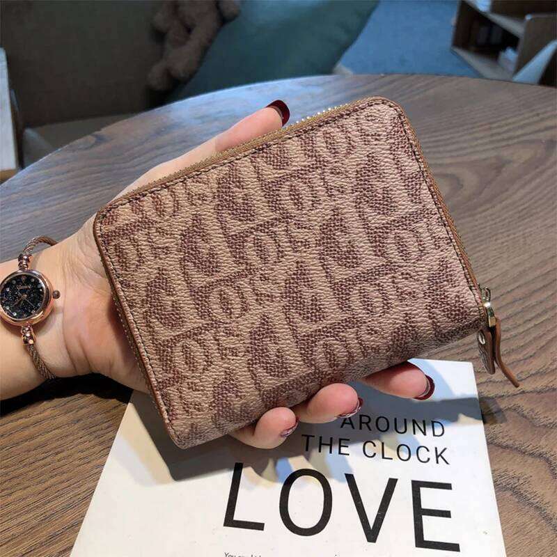 Brand Design Letter Women Wallets Short Genuine Leather Coin Purse High Capacity Cowhide Card Holders For Female Billfold 2023 C260304