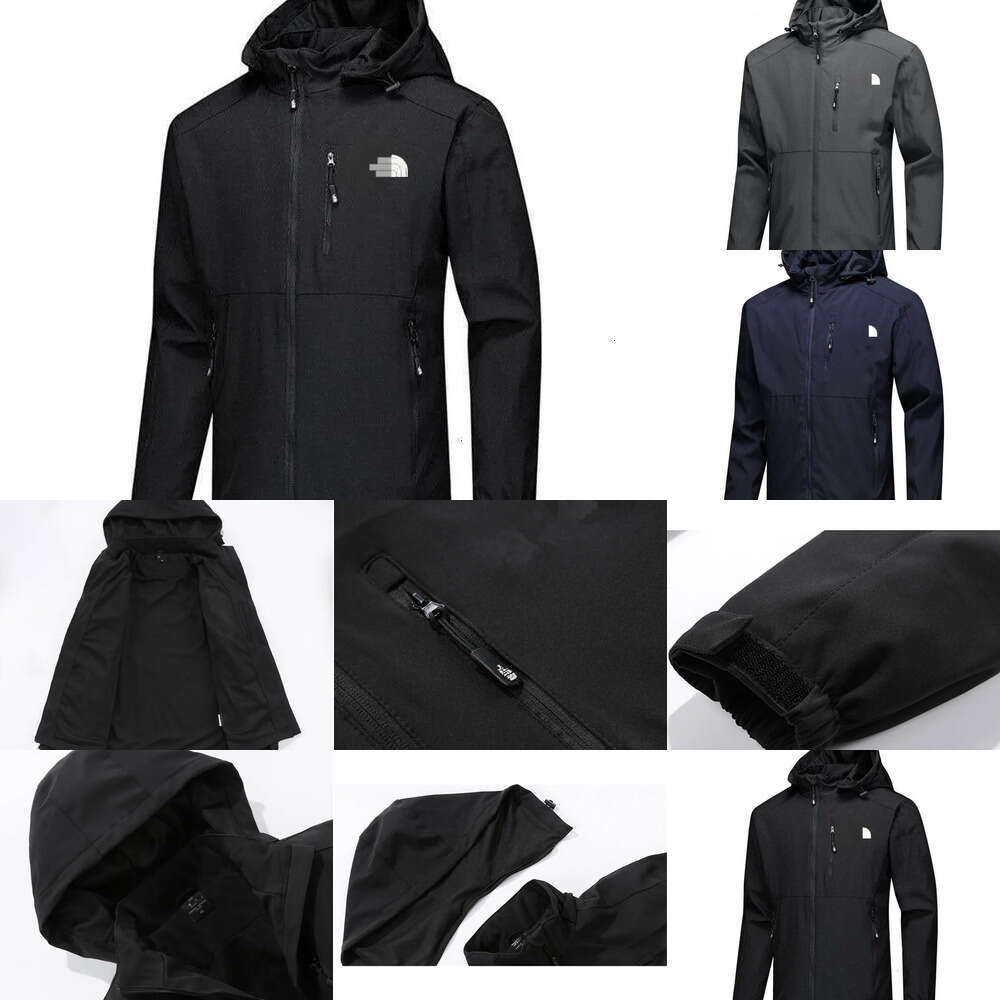 jacket Designer Spring Men Waterproof Jacket Plus Size Windbreaker Rain Coat Breathable Fishing Camping Gorpcore Hooded Jackets Male Clothing