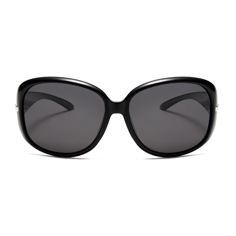 2026 New Designer Luxury Brand Trendy Polarized Sunglasses 1606 Korean Style Large Frame Sunshade Driving Outdoor Sports Sunglasses Wholesalee