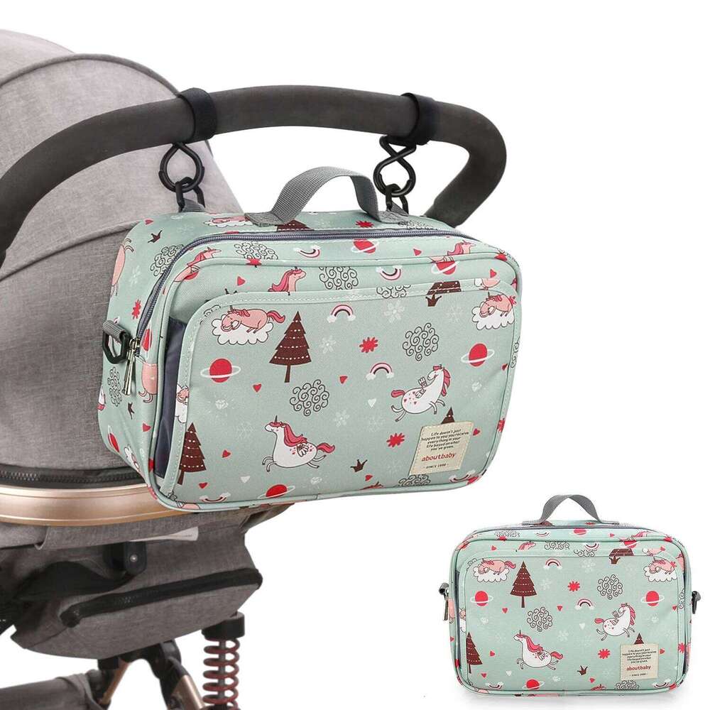 Waterproof Cart Portable Stroller Organizer Outdoor Travel Diaper Storage Bag for Baby Mom Z260304