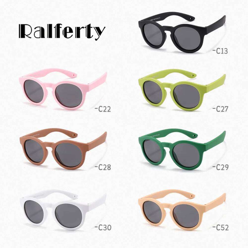 Unbreakable 0-3Y Baby Sunglasses Polarized UV400 Infant Shades Outdoor Protection Sun Glasses BPA-Free Bend Proof Goggles Z260305