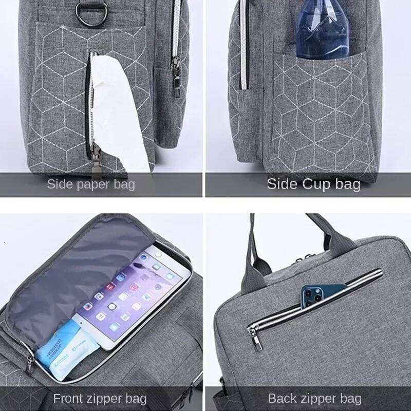 Nappy Mummy Bag Waterproof Travel Baby Diaper for Mom Stroller Mommy Maternity Totes Shoulder Bags Z260304