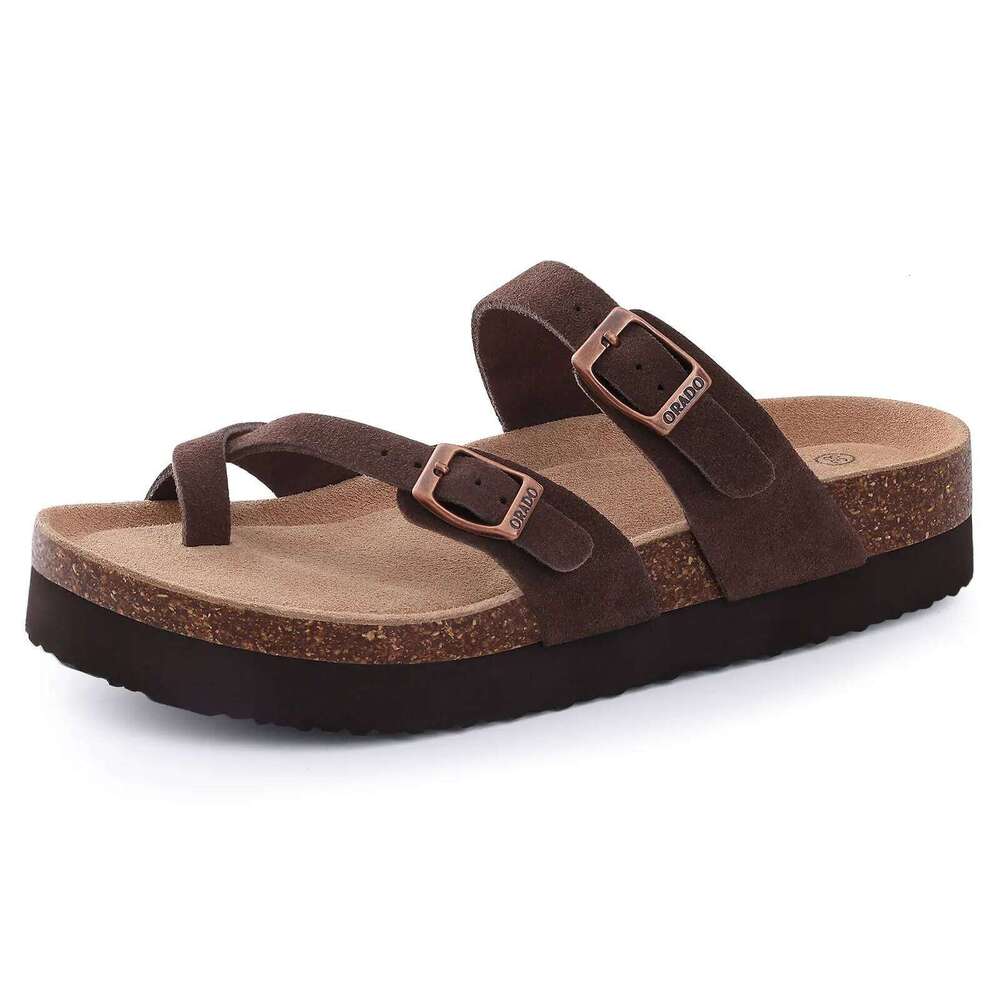 Kidmi New Flip Flops for Men With Arch Support Mat Comfortable Summer Beach Walking Thong Cushion Sandals Slip On Indoor Outdoor