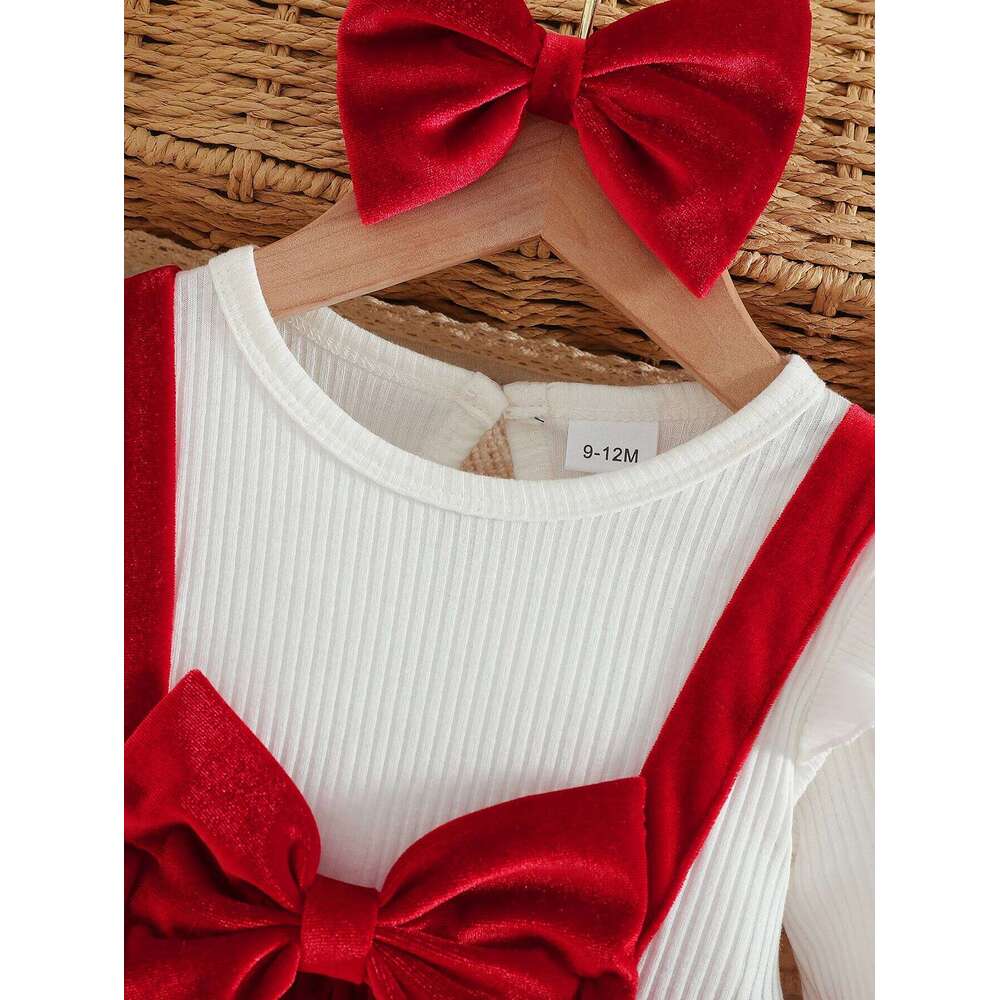 Baby girl autumn winter elegant and fashionable warm fabric round neck ruffle edge long sleeved gold velvet shou Z260304