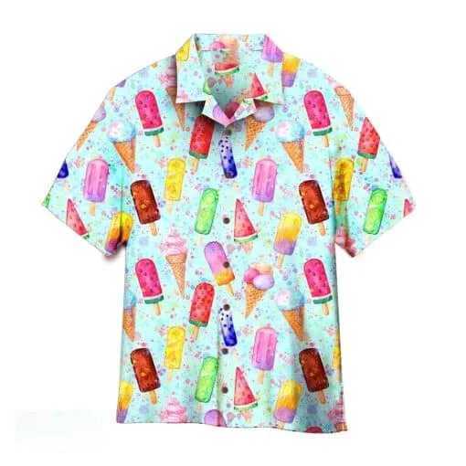 Ice 3D Print Sports Quick-dry Men Women Shirts Outdoor Travel Casual Loose HAWaiian Seaside Couple Short SLeeve Top Summer M260305