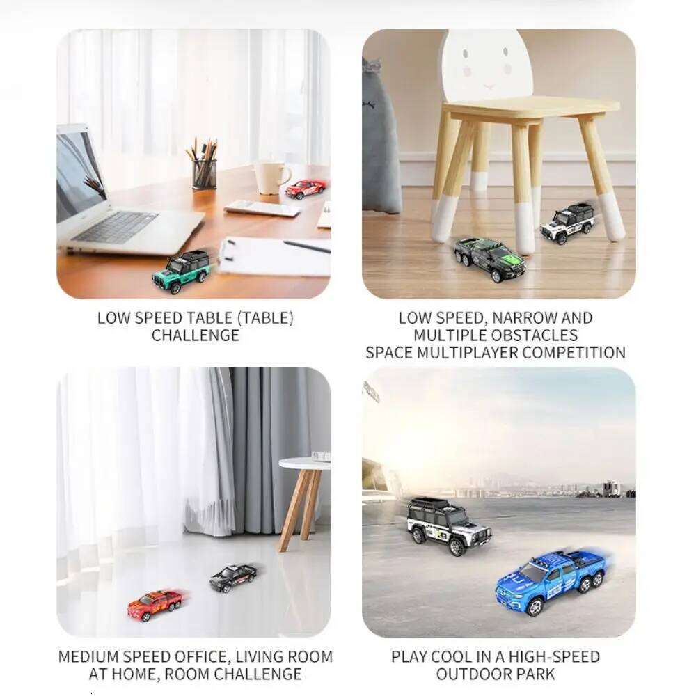 RC Cars 2.4G 5-Channel 164 Alloy Mini Remote Control SUV Drifts One Hour Long Endurance Electric Off-road Vehicle for Children Z260304
