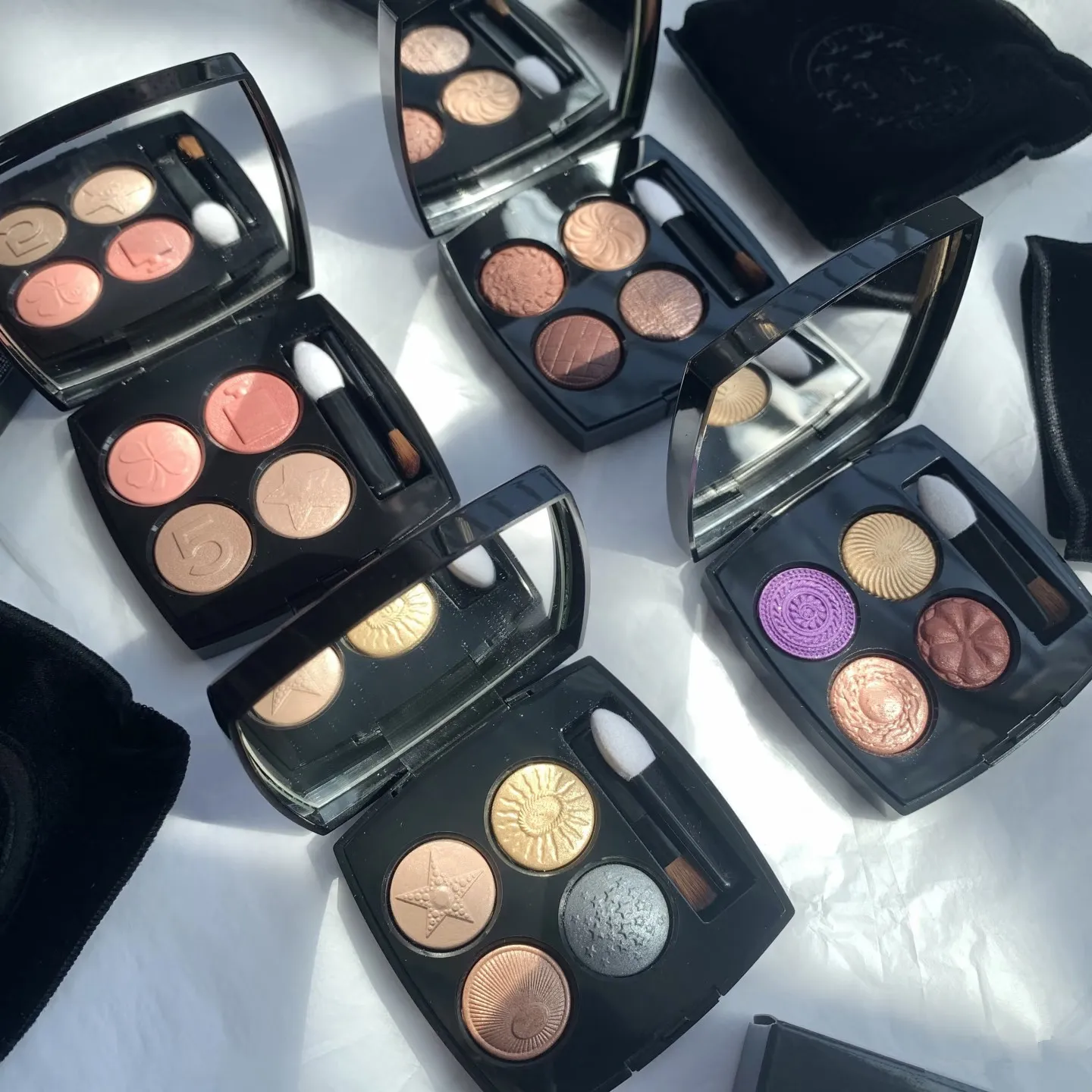 Limited Edition Eye Makeup 2g Les 4 Ombres Boutons Multi Effect Quadra Eyeshadow 4 Colors 209 219 229 239 Eyes Beauty Cosmetics Good quality fast delivery