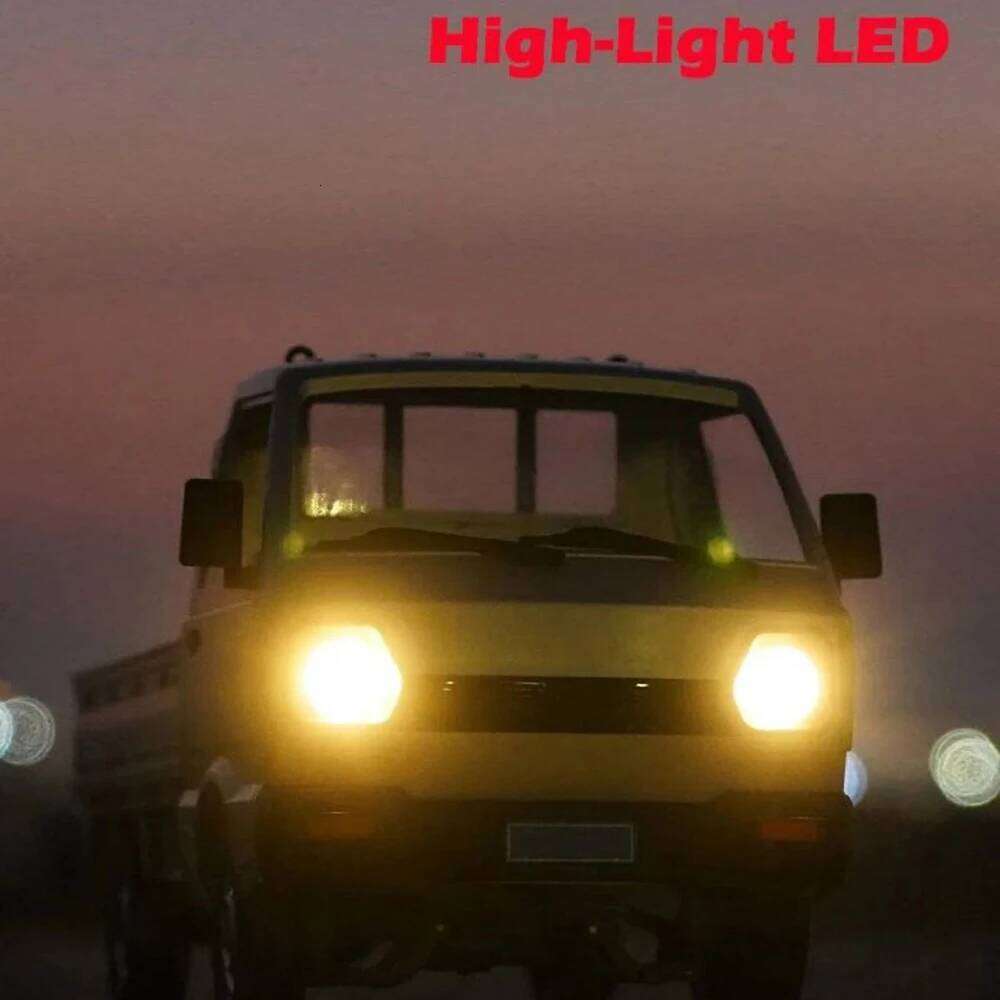 1/10 Wpl D12 Rc Car Simulation Drift Climbing Truck Led Light On-road Haul Cargo Remote Control Electric For Children Gifts Toy Z260304