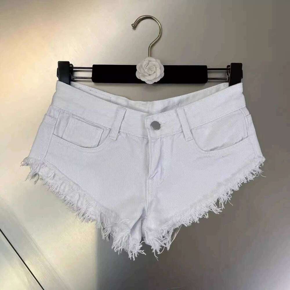 Summer Low Waist Do Old Hair Edge Show Thin American Hot Pant Women Sexy Wind Street Tide Short Jeans XJ260305