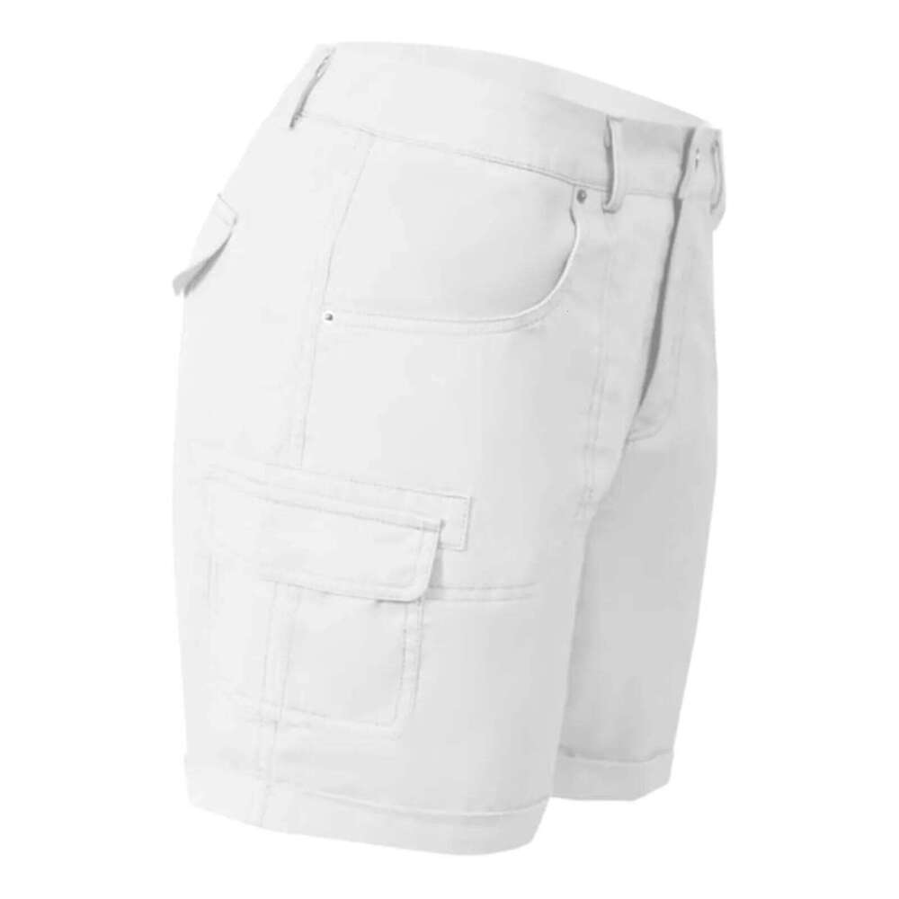Women High Waist Cargo American Style Streetwear Summer Wide Leg Pants Fashion Female Big Pocket Loose Shorts New XJ260305