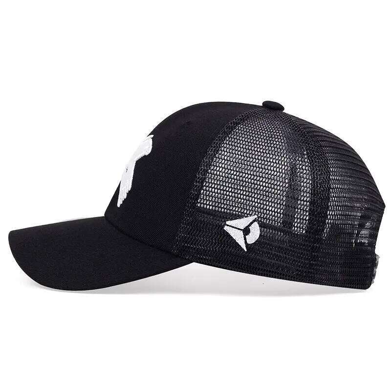 Unisex X Letter Embroidery Baseball Net Caps Spring and Summer Outdoor Adjustable Casual Hats Sunscreen Hat Y260304